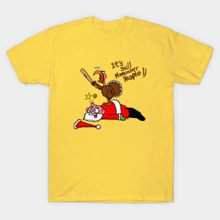 Turkey knocks out Santa T-Shirt